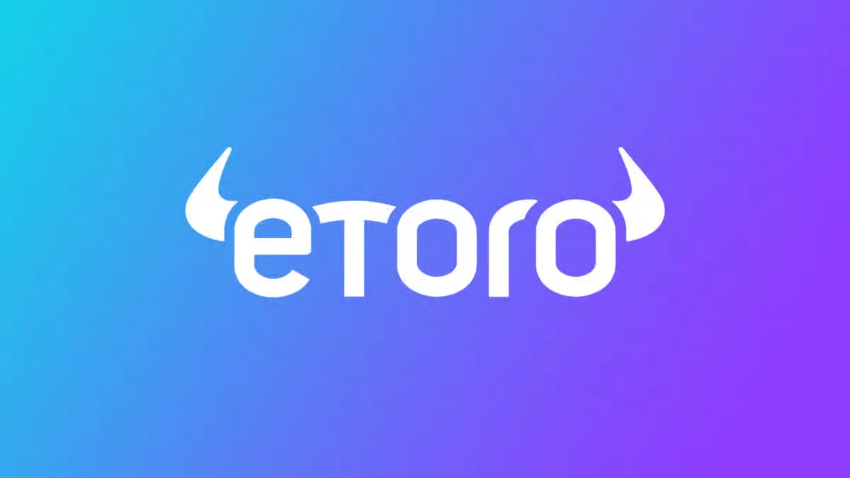 eToro logo representing its leadership in the $12.5 million funding round for the onchain exchange Extended.