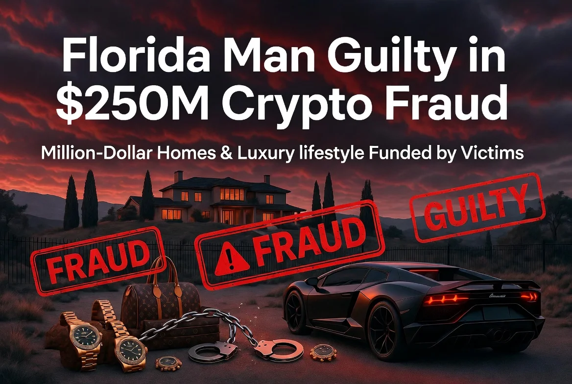 Christopher Alexander Delgado pleads guilty in massive crypto fraud case involving $250 million losses, luxury homes, Lamborghinis and high-end lifestyle funded by victim investments