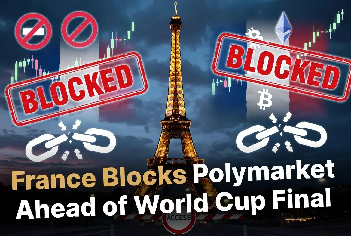 French authorities block Polymarket prediction market platform ahead of 2026 World Cup final due to illegal gambling concerns