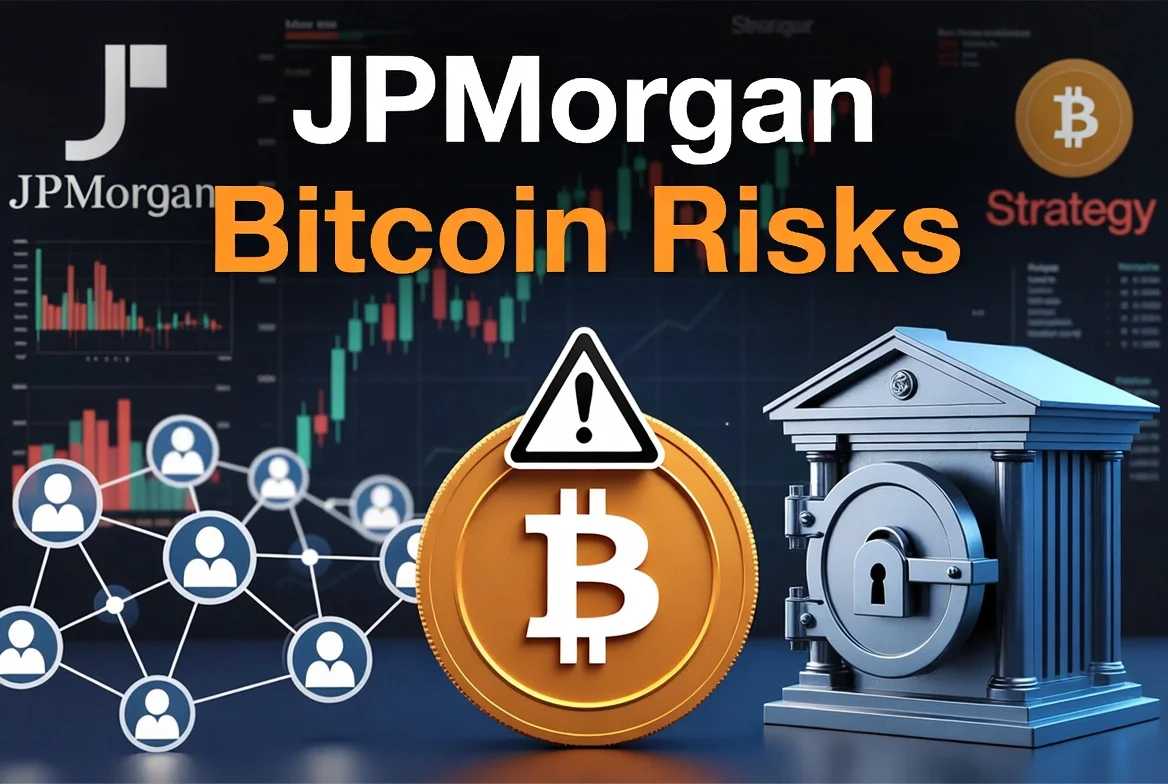 JPMorgan analysts highlight blockchain adoption bypassing public chains like Ethereum as bigger Bitcoin risk than Strategy selling