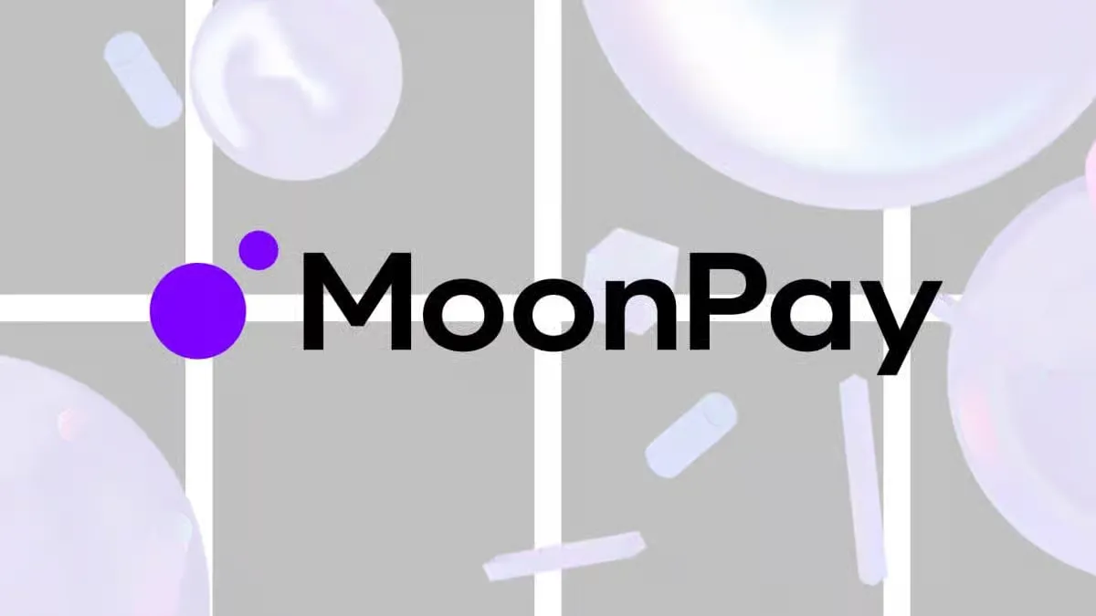 MoonPay logo representing the launch of Discover Network card support for crypto payments in the United States.