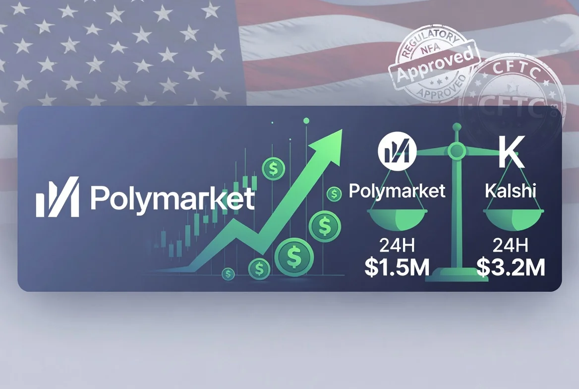 Polymarket submits NFA application for margin trading in US, competing with Kalshi in prediction markets with record trading volumes