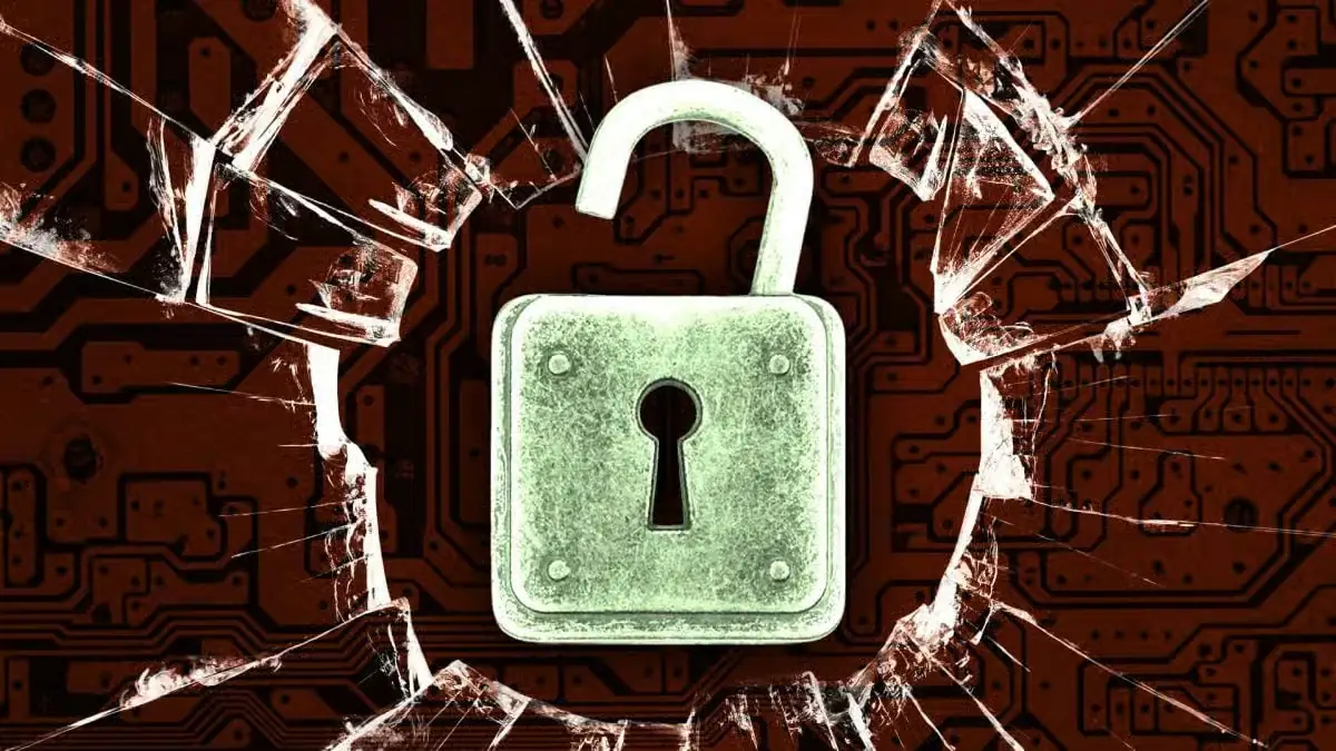 Illustration of a broken digital padlock representing Triple-A hot wallet losses reaching $11.8 million as attackers continue sweeping new crypto deposits.