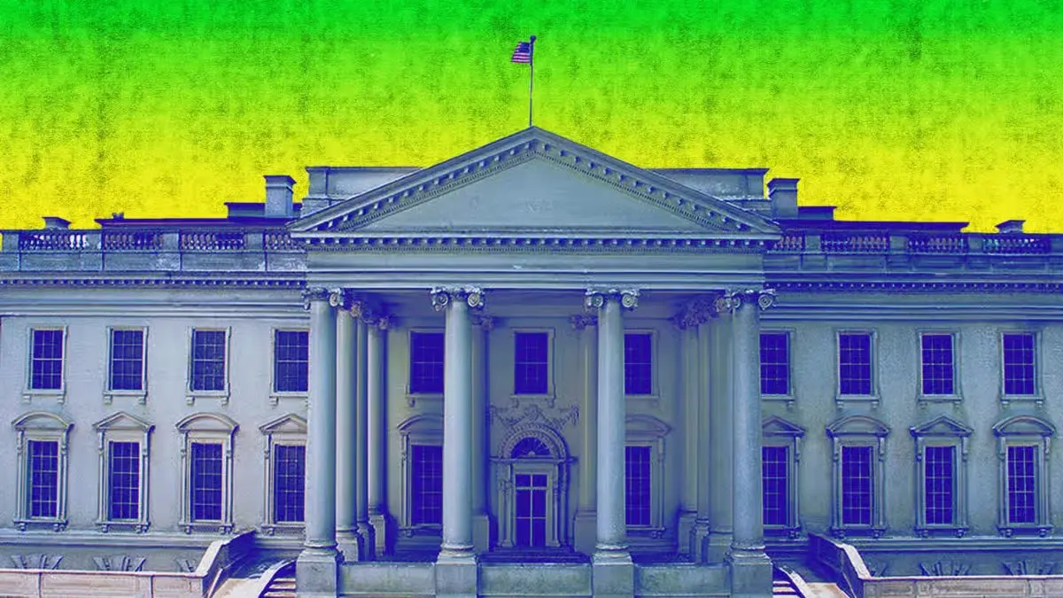 White House building in Washington DC